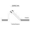 Cerradura Sobreponer Yale 124 100mm Derecha Marrón