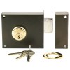 Cerradura Sobreponer 124A 80mm Cilindro Redondo Derecha