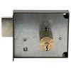 Cerradura Sobreponer 124A 80mm Cilindro Redondo Izquierda