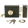 Cerradura Sobreponer 125A 100mm Cilindro Redondo Derecha