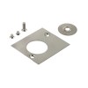 Cierrapuertas - Embellecedor Perno Suelo Pivotante Inox