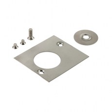 Cierrapuertas - Embellecedor Perno Suelo Pivotante Inox