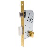 Cerradura 130 E50 mm Canto Cuadrado Esmaltado Dorado