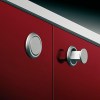 Pomos mueble - Pomo Presión 32x34 mm Plata Mate