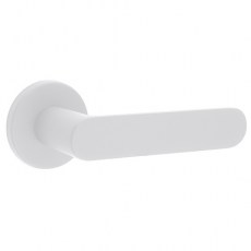 Juego Manivelas con Roseta 1320 Shape Blanco Mate