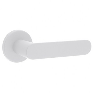Juego Manivelas con Roseta 1320 Shape Blanco Mate