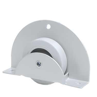 Ruedas - Rueda Pebera Placa Embutir para Cama Nido Gris