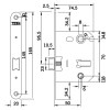 Picaporte Unificado 134U 50 mm Inox