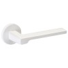 Juego Manivelas con Roseta 147 R8 Fila Blanco Mate