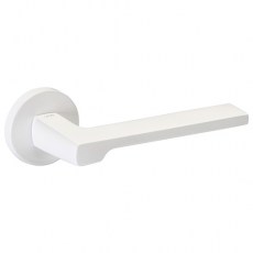 Juego Manivelas con Roseta 147 R8 Fila Blanco Mate