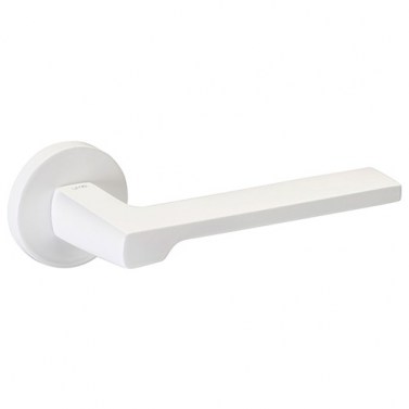 Juego Manivelas con Roseta 147 R8 Fila Blanco Mate