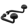 Manivelas de forja - Juego Manivelas 160 sin Roseta Aluminio Negro Mate