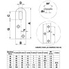 Perchas - Colgador MOD1 60 mm Níquel