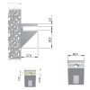 Soportes para baldas - Pelícano Kalabrone Mini 27,5X26,5 Níquel Satinado
