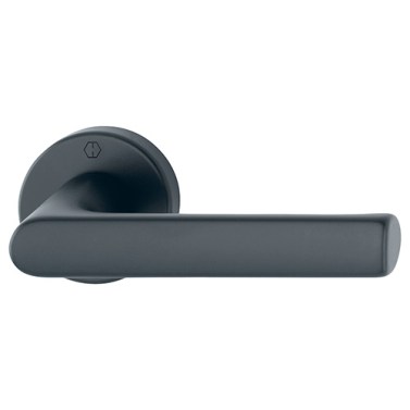 Juego Manivelas con Roseta Hamburg 1700/42K Negro Mate