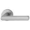 Juego Manivelas con Roseta Hamburg 1700/42K Aluminio Efecto Inox