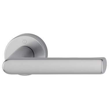 Juego Manivelas con Roseta Hamburg 1700/42K Aluminio Efecto Inox