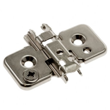 BLUM Base Bisagra Cruz 8,5 mm con Excéntrica
