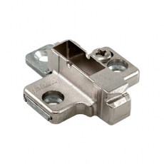 BLUM Base Bisagra Cruz 14,5 mm Regulable Níquel