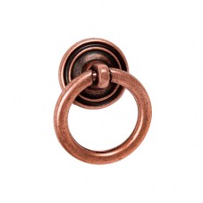 Asas y anillas mueble - Tirador Anilla Zamak 175 35mm Cobre Viejo