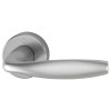 Juego Manivelas con Roseta New York 1810/42K Aluminio Efecto Inox