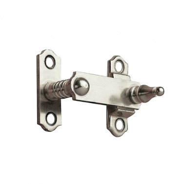 Fallebas y Cremonas para Ventanas - Aldabilla 1816 con Cuello 25 mm Níquel Mate