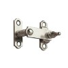 Fallebas y Cremonas para Ventanas - Aldabilla 1818 con Cuello 30 mm Níquel Mate