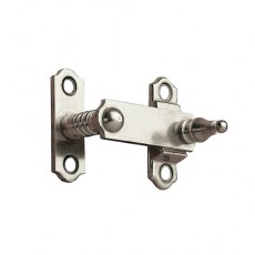 Fallebas y Cremonas para Ventanas - Aldabilla 1818 con Cuello 30 mm Níquel Mate