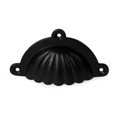 Asas y anillas mueble - Tirador Concha 181NE 104 mm Negro Mate