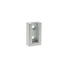 Interior armario - Soporte Lateral Costado Barra Rectangular Blanco Mate