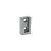 Interior armario - Soporte Lateral Costado Barra Rectangular Plata Mate
