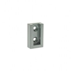 Interior armario - Soporte Lateral Costado Barra Rectangular Plata Mate