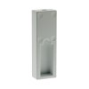 Soporte Lateral Bajo Balda Barra Rectangular Blanco Mate