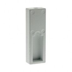 Soporte Lateral Bajo Balda Barra Rectangular Blanco Mate