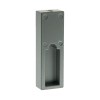 Soporte Lateral Bajo Balda Barra Rectangular Plata Mate