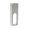 Soporte Central Bajo Balda Barra Rectangular Blanco Mate