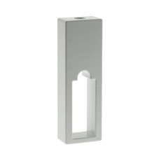 Soporte Central Bajo Balda Barra Rectangular Blanco Mate