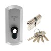 Conjunto Cerradura 5 Puntos E50 C45 2,03M Acero Cromo Izquierda