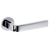 Juego Manivelas con Roseta 204 R8 Slim Cromo Brillo
