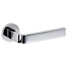 Juego Manivelas con Roseta 204 R8 Slim Cromo Brillo