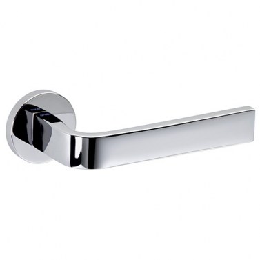 Juego Manivelas con Roseta 204 R8 Slim Cromo Brillo
