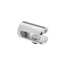 Soporte Baldas Cristal Cilíndrico 205/6 mm Cromo Brillo