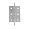 Bisagra Fija 207 50x40 mm con Remate Hierro Niquelado