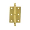 Bisagras de pala - Bisagra 208 60x40 mm Derecha Hierro Latonado