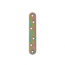 Herraje para mueble - Placa Plana MOD2 100 mm Bicromatado