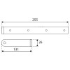 Fallebas y Cremonas para Ventanas - Golfo 210 Negro
