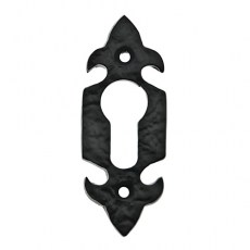 Bocallave Yale Flor de Lys Hierro Forja Negro