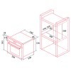 Hornos - NODOR Horno Multifunción NorChef MO 6800 CU Cristal Negro