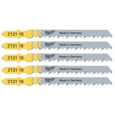 Consumibles para herramientas - Hojas Segueta Corte Rápido Madera 75x4 mm 5 unidades
