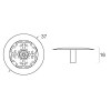 Pomos mueble - Pomo 214 37mm Cuero